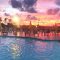 Manohra Cozy Resort Pool Sunset